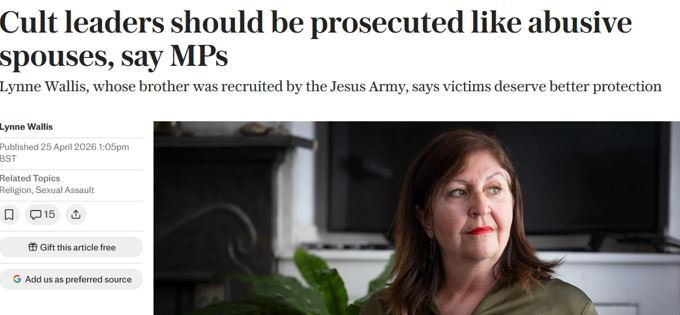Media coverage of attempts to expand coercive control legislation in the UK.