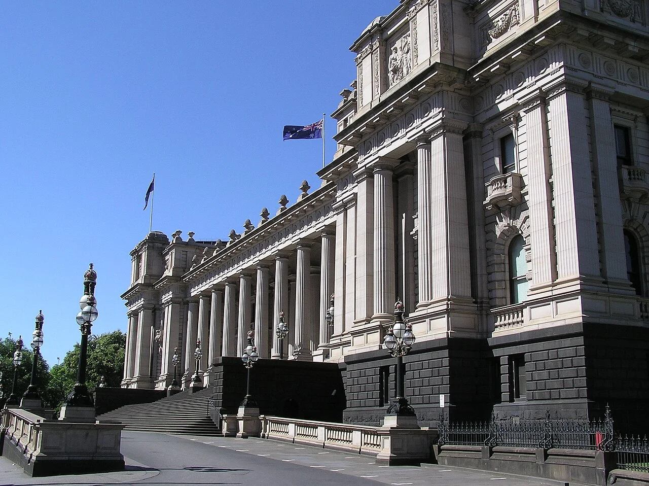The Parliament of Victoria, Australia. Credits.